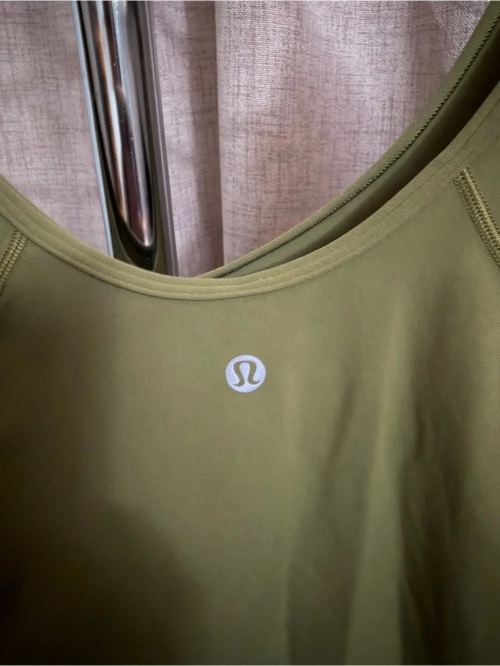lululemon Align Olive Green V-Neck Long Sleeve Top